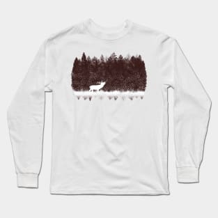 Rut Deer Season by Winter Season Long Sleeve T-Shirt